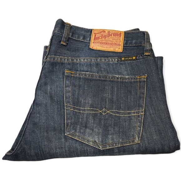 Mens Lucky Brand Straight Jeans 34 Waist - Picture 1 of 9